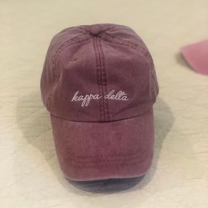 Burgundy Kappa Delta Baseball Cap
